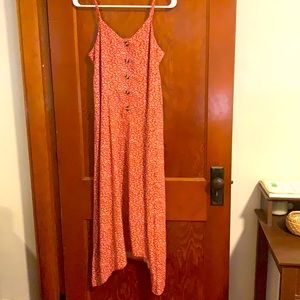 Primark floral patterned spaghetti strap dress